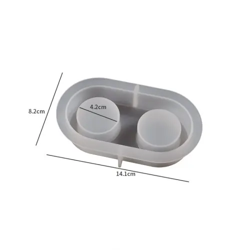 Image de Bougeoir DIY en Gel Cristal - Moule Silicone pour Aromathérapie