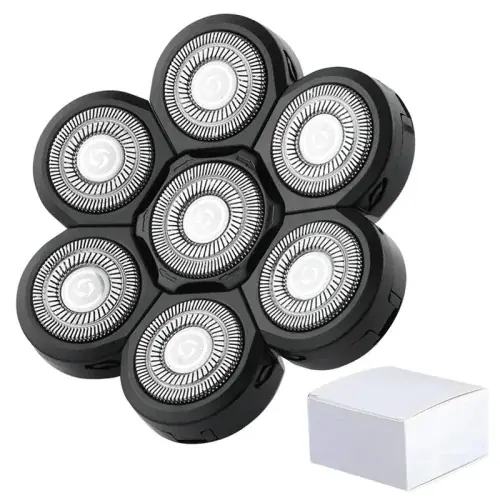 7 cuchillas cabeza negro
