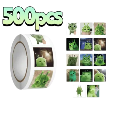 Image de Autocollants Chat Extraterrestre - 500 Pièces