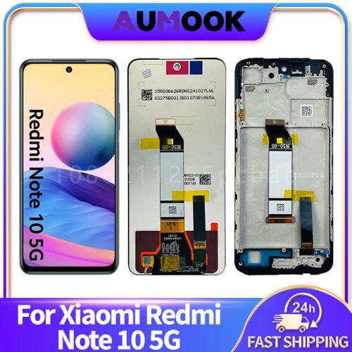Image of High-Quality LCD Display and Touch Screen Digitizer Assembly for Xiaomi Redmi Note 10 5G (Model M2103K19G / M2103K19C) – Complete Replacement Repair Kit