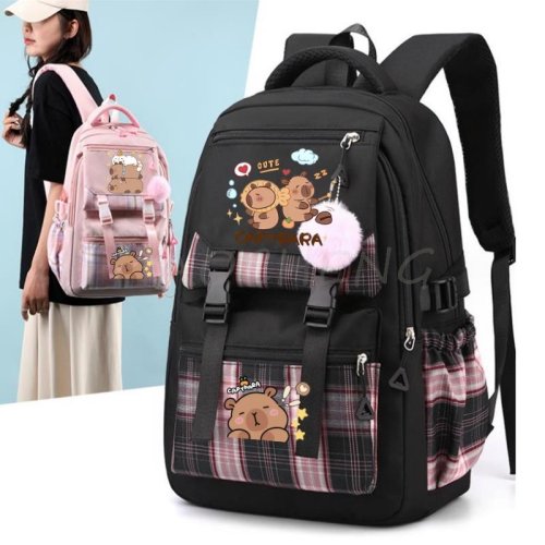 Image de Sac à Dos Capybara - Style Mignon & Grande Capacité