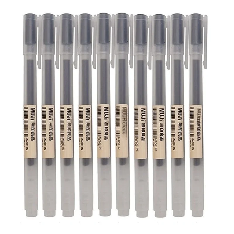Immagine di Penne Gel Giapponesi - Set da 6-8 Pezzi, Nero, Rosso, Blu