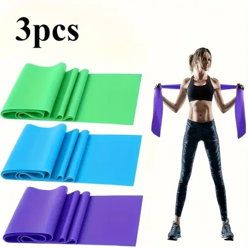 Image de Bandes de Résistance Yoga - Pack de 4 Élastiques TPE