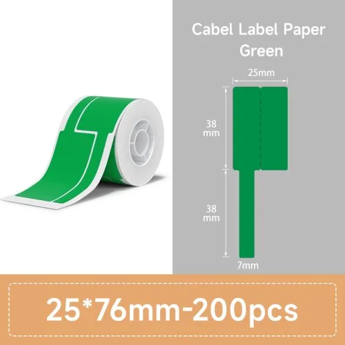 Cable25x76-200-zielony