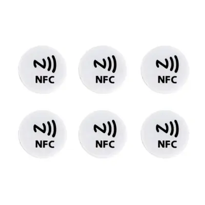 Image de Étiquettes NFC Adhésives 6 Couleurs - Compatible Téléphone