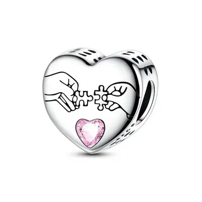 Image de Breloques Roses en Argent Sterling 925 - Bijoux Fins pour DIY