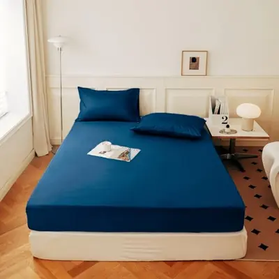 Image de Draps Housse Élastiqués Queen & King Size - Haute Qualité