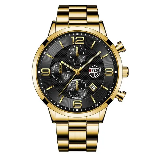 Image de Montre Homme Luxe Acier Inoxydable - Élégance & Précision