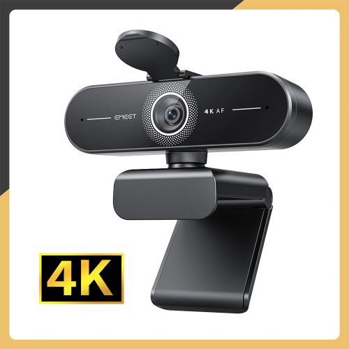 Zdjęcie Kamera internetowa 4K Ultra HD 1080P 60fps EMEET C60E z autofokusem, kamera USB do komputera do transmisji na żywo/rozmów wideo/konferencji