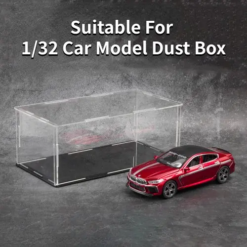 Image de Boîte de Rangement Transparente pour Modèles de Voitures 1:24 & 1:32