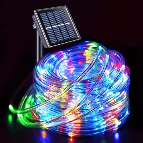 Image de Lumières LED Extérieures - Chaîne Lumineuse de Noël et Jardin