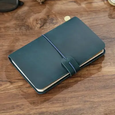 Image de Carnet de Voyage Vintage en Cuir Fait Main