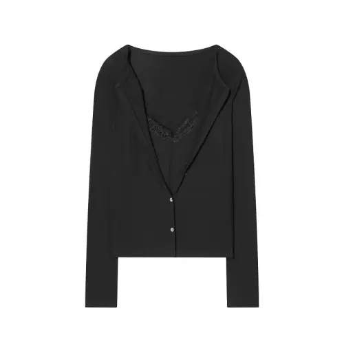 Image de Cardigan Dentelle Vintage pour Femme