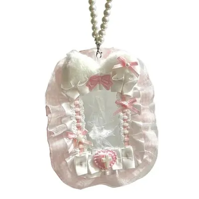 Image de Porte-Carte Peluche Lolita Dentelle - Mignon & Pratique