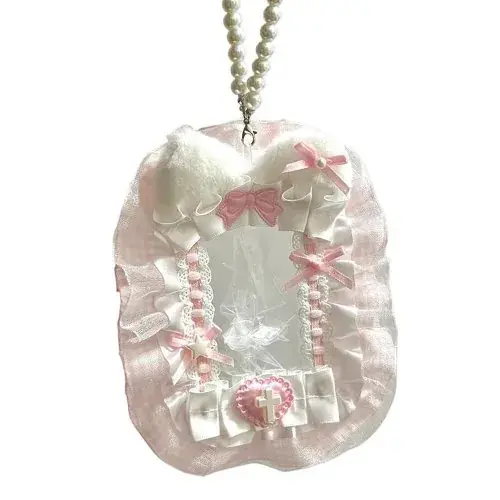 Image de Porte-Carte Peluche Lolita Dentelle - Mignon & Pratique