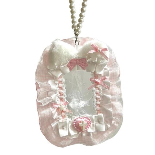 Image de Porte-Carte Peluche Lolita Dentelle - Mignon & Pratique