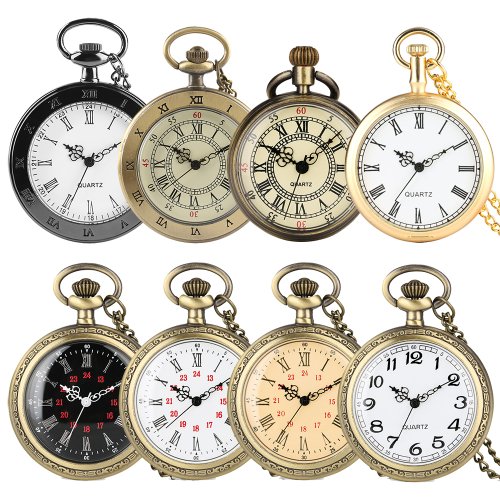 Immagine di Orologio da Tasca Retro con Quadrante Aperto