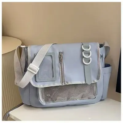 Image de Sac École Harajuku Transparent Y2K pour Filles