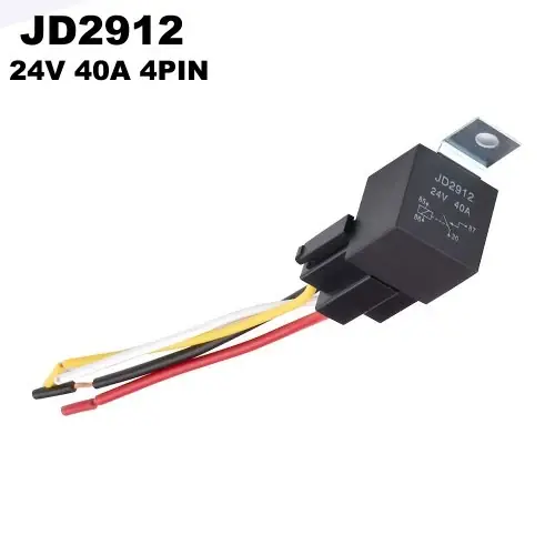 Image de Relais Auto Étanche 12V/24V - 40A avec Connecteurs Cuivre