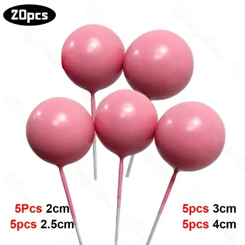 Boules rose flamant