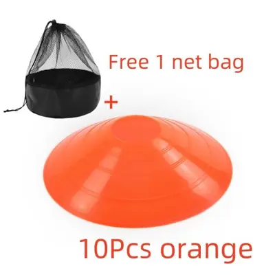Image de Kit d'entraînement sportif 10 pièces - Cônes, disques, panneau et seau
