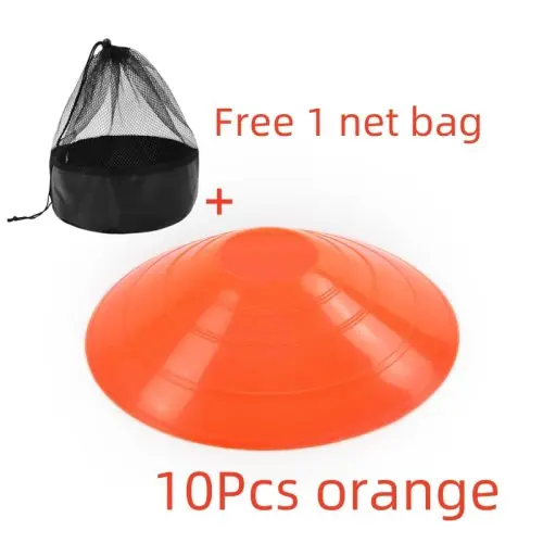 Image de Kit d'entraînement sportif 10 pièces - Cônes, disques, panneau et seau