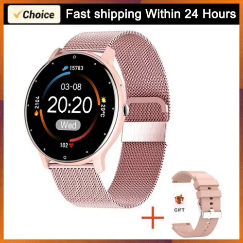 Mesh riem roze
