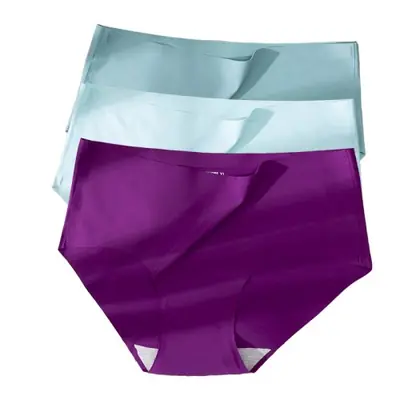 Image de Lingerie Sexy 3 Pièces - Culottes en Soie Sans Couture