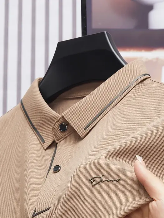 Image de Polo Homme Sans Couture - Coupe Cintrée & Tissu Respirant