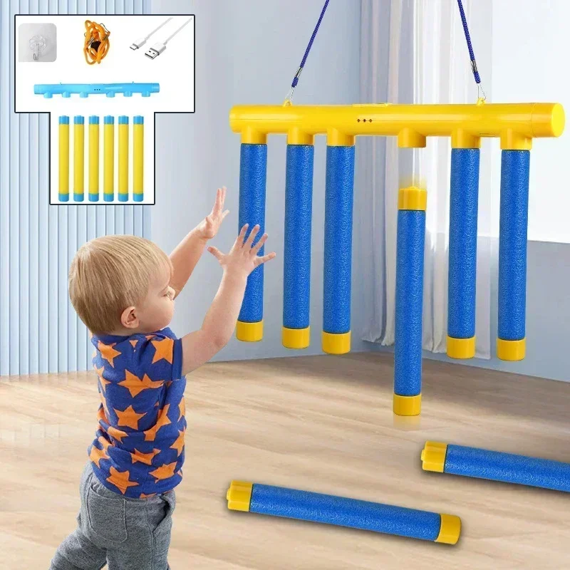 Immagine di Gioco dei Bastoncini Cadenti: Divertimento e Reazione in Famiglia!
