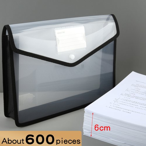 Immagine di File per Fisarmonica Orizzontale per Studenti - Organizzatore Documenti A4 Multistrato Portatile, Ideale per Ufficio e Scuola