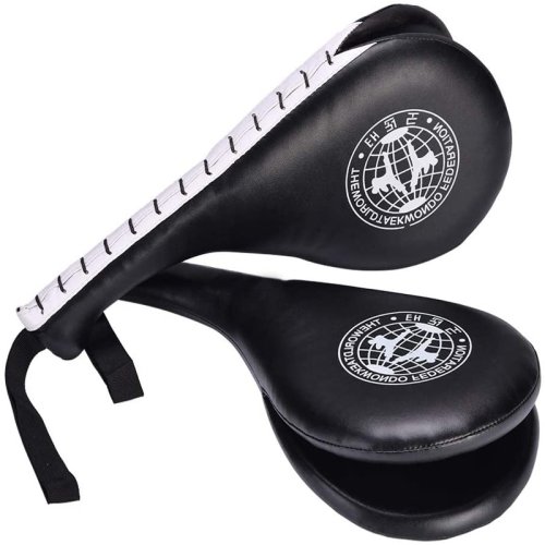 Image of Premium Leather Kids Taekwondo Kick Pad for Karate, Boxing, and Martial Arts Training – Durable Hitting Target with Safety Design