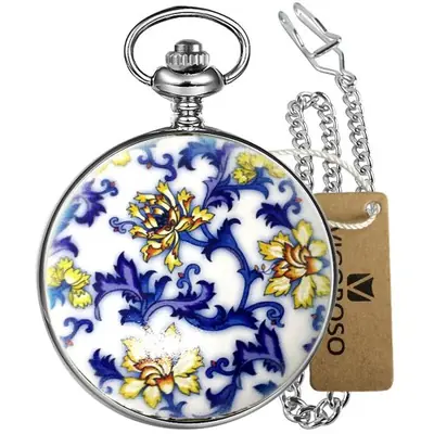 Image de Montre de Poche Mécanique Élégante - Cadeau Raffiné pour Hommes et Femmes