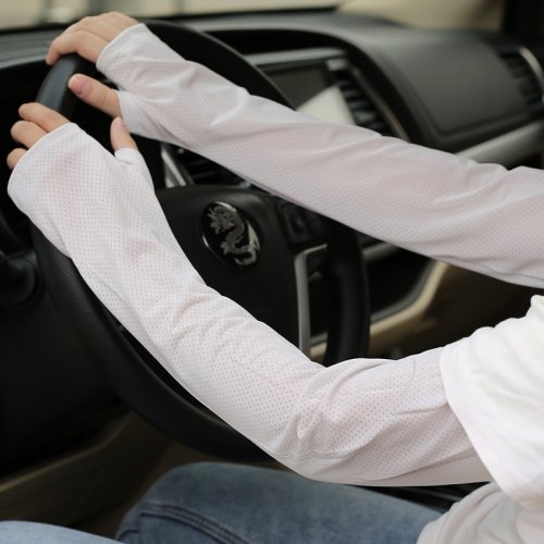 Afbeelding van Zomerse Zonbeschermende IJsmouwen voor Heren en Dames – Dunne, Verlengbare Armbedekking voor Fietsen en Actieve Outdoor Activiteiten