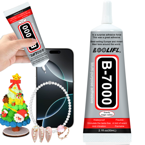 Afbeelding van B7000 Superlijm 50 ml - Sterke, transparante lijm voor mobiele telefoon reparatie, touchscreen, glas, sieraden en diamant gereedschap