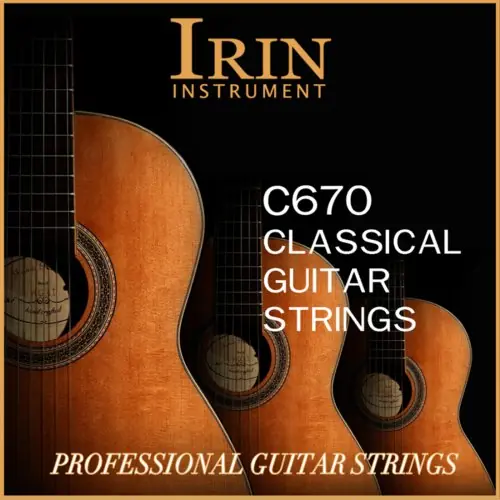 Image de Cordes de Rechange pour Guitare Classique - Nylon Transparent Argent