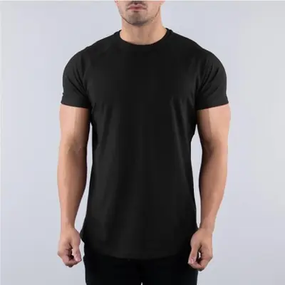 Image de T-Shirt Homme Fitness Été - Coupe Slim & Coton Respirant