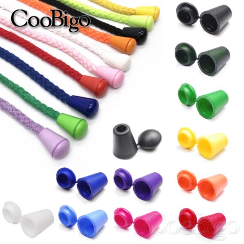 Image de Bouchons de Cordon Colorés - 50 Pièces