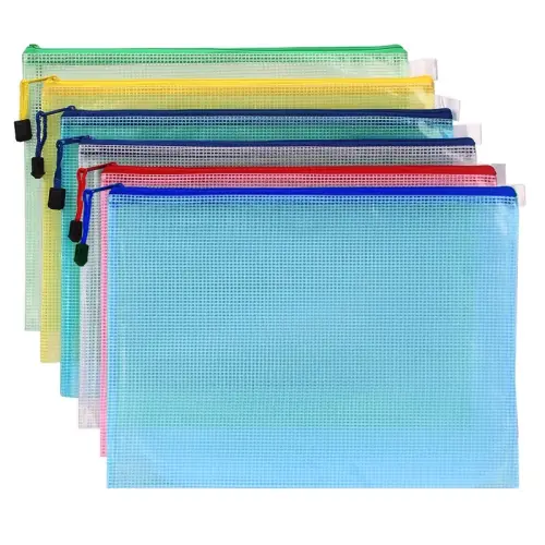 Image de Pochette Étanche avec Fermeture Éclair - Organisez Vos Documents en Toute Sécurité