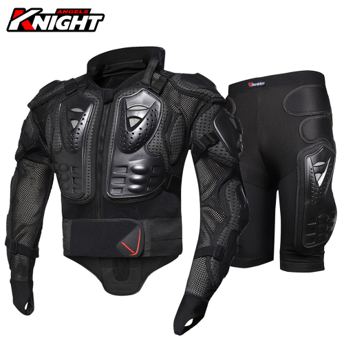 Bild von CE-Zertifizierte Motorrad-Rüstung mit Brust- und Rückenprotektor – Hochwertige Motocross-Schutzkleidung für maximale Sicherheit beim Motorradfahren