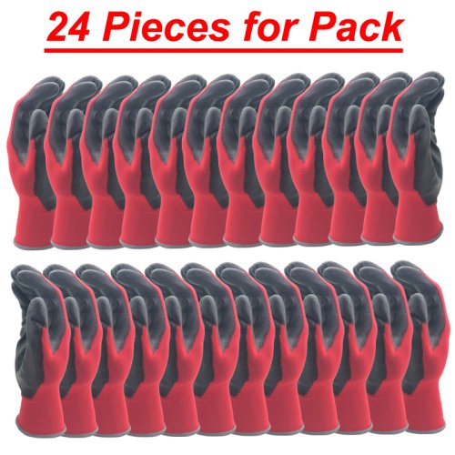 Guantes de Trabajo Resistentes - 12 Pares para Hombres y Mujeres