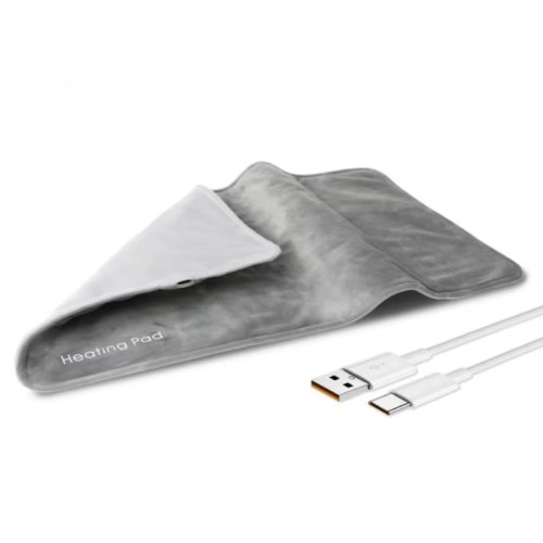 Immagine di Xiaomi USB 5V Tappetino riscaldante elettrico per crampi e sollievo dal mal di schiena, cuscinetto termico con cavo da 59 POLLICI, mini coperta riscaldata, 19,6 * 11,8 POLLICI