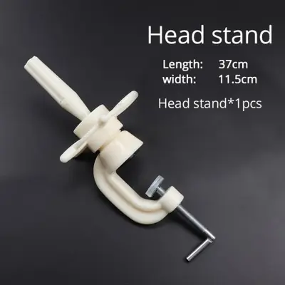 Image de Tête de Mannequin en Silicone pour Perruques