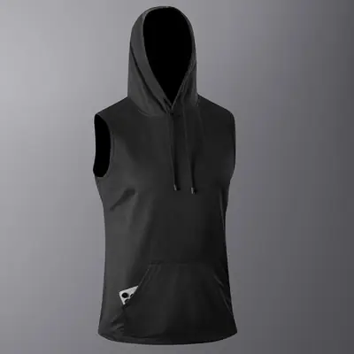 Image de T-Shirt Sport Noir Séchage Rapide - Mode Streetwear Été 2025