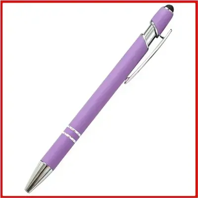 Image de Stylo à bille métal léger - 50 pièces tactile