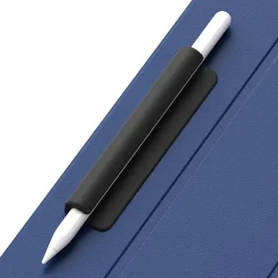 Image de Porte-Crayon Silicone Auto-Adhésif pour Tablette