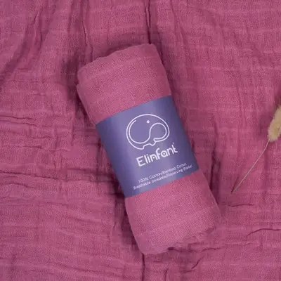 Image de Serviette de Bain Enveloppement pour Bébé 100% Coton