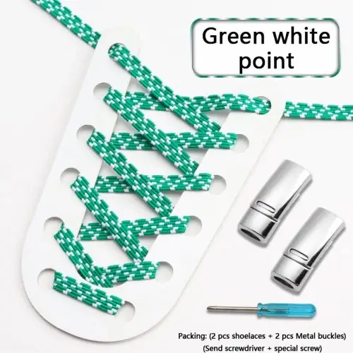 Vert à point blanc