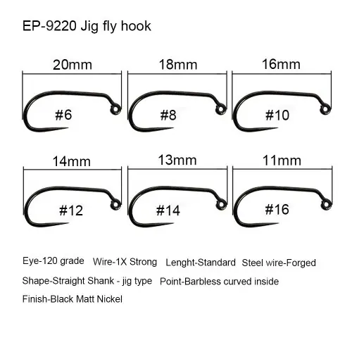 Hameçon jig fly 9220