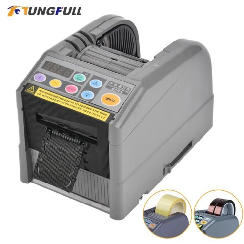 Imagen de Máquina de Corte Automática ZCut 9 con Dispensador de Cinta Adhesiva y Cortador de Papel para Embalaje Rápido y Preciso